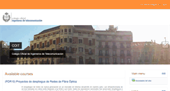 Desktop Screenshot of formacion.coit.es